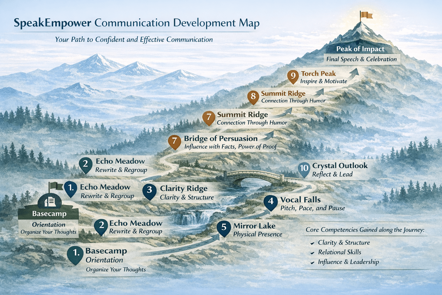 Speak Empower Communication Development Map